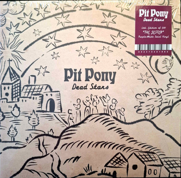Pit Pony- Dead Stars (Jester Edition) - Purple & White Splatter Colored Vinyl-BoldPlay