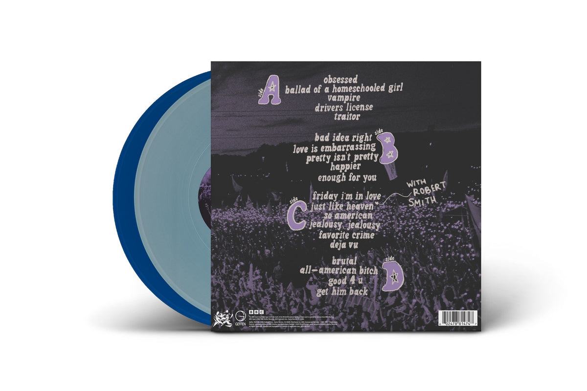 Olivia Rodrigo- Live From Glastonbury (A BBC Recording) [Light Blue/Cobalt 2 LP] (Vinyl)-BoldPlay