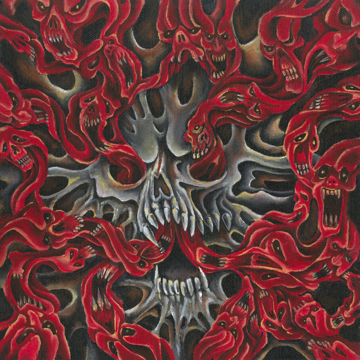 Extinguish- One Less Enemy (Silver Inside Cloudy Clear w/Gold Splatter Vinyl) (DAZE Records)-BoldPlay