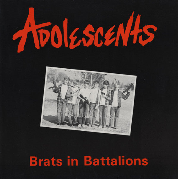 Adolescents- Brats In Battalions (1st German Press)(Light Rashing Major Sleeve Creasing) (Used Vinyl)-BoldPlay