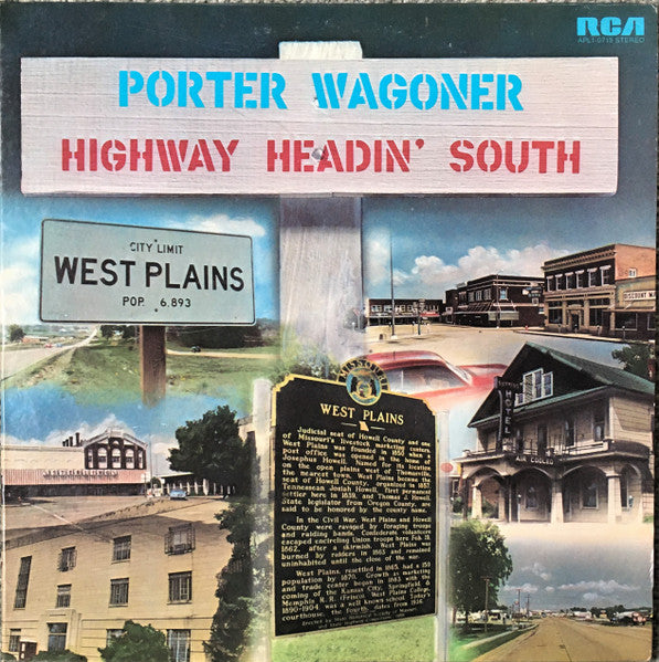 Porter Wagoner- Highway Heading South (Used Vinyl)-BoldPlay