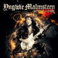 Yngwie Malmsteen- World On Fire (Non-Autographed Edition)(Sealed) (Used Vinyl)-BoldPlay