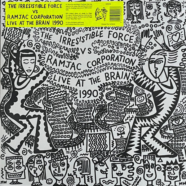 Irresistible Force Vs. Ramjac Corporation- Live At The Brain 1990 (Swiss Press) (Used Vinyl)-BoldPlay