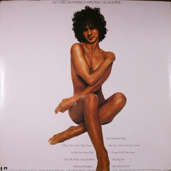 Al Kooper- Act Like Nothing's Wrong (Creased Sleeve, Sealed) (Used Vinyl)-BoldPlay
