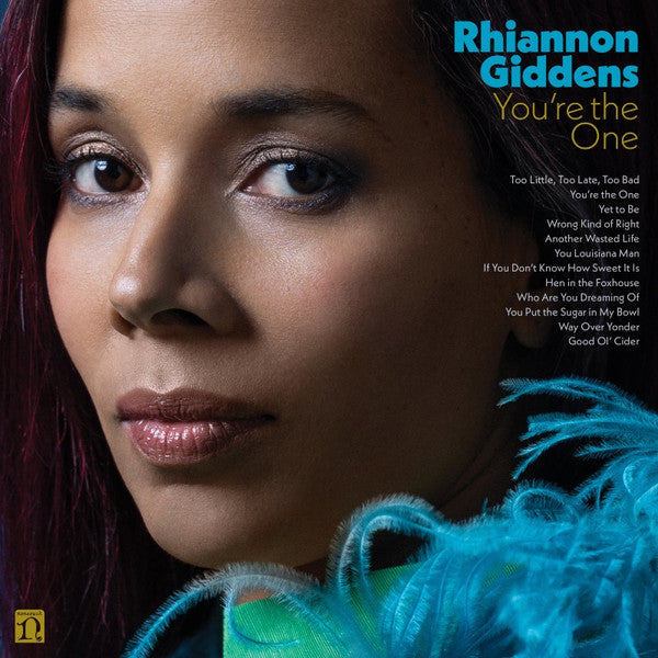 Rhiannon Giddens- You're The One (Translucent Sea Blue Vinyl)(Top Seam Split, Light Creasing) (Used Vinyl)-BoldPlay