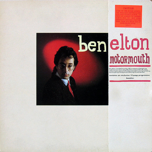 Ben Elton- Motormouth (1987 UK Press, No Booklet) (Used Vinyl)-BoldPlay