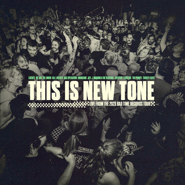 Various-  This Is New Tone (Live From The 2023 Bad Time Records Tour) (Milky Clear w/ Black/Bone/Doublemint Splatter Vinyl) (Used Vinyl)-BoldPlay