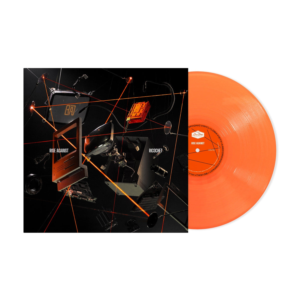 Rise Against- Ricochet [Neon Orange Vinyl] (Indie Exclusive Vinyl)-BoldPlay