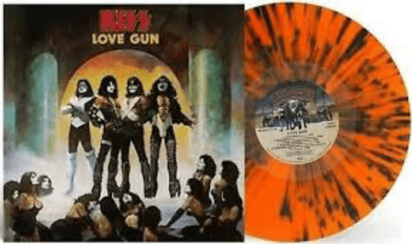 Kiss- Love Gun [Tangerine/Aqua Splatter LP] (Vinyl)-BoldPlay