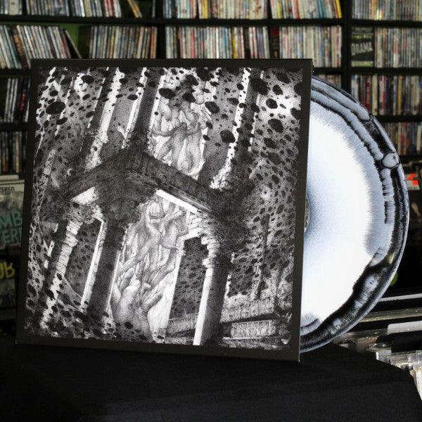 Bedsore / Mortal Incarnation- Bedsore / Mortal Incarnation (Black/Silver/White Merge) (Used Vinyl)-BoldPlay