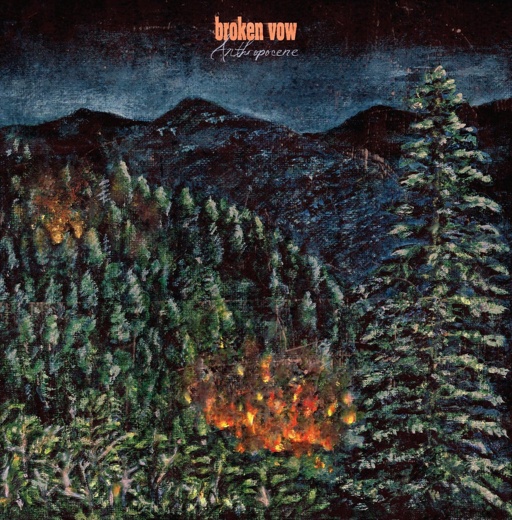 Broken Vow- Anthropocene (Clear w/Blue & Orange Splatter) (Vinyl)-BoldPlay