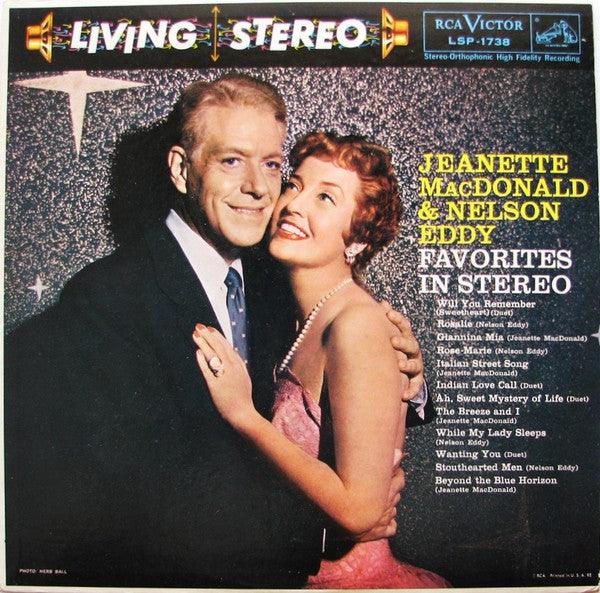 Jeanette McDonald And Nelson Eddy- Favorites In Stereo (Used Vinyl)-BoldPlay