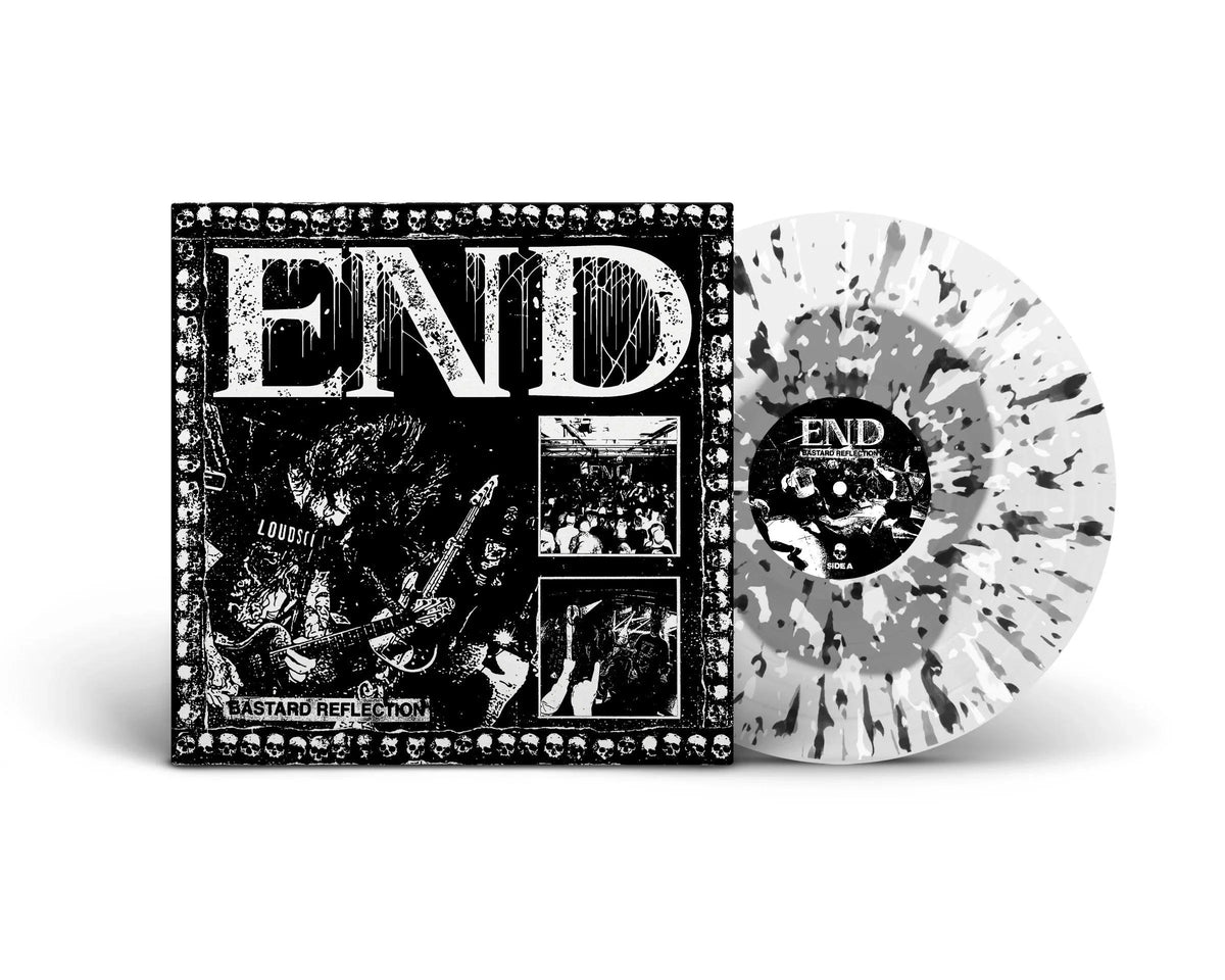End- Bastard Reflection (Silver In Clear w/Splatter) (Vinyl)-BoldPlay