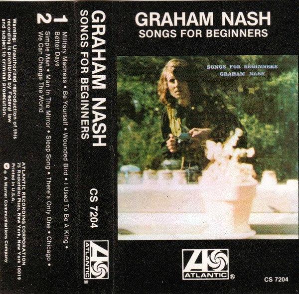 Graham Nash- Songs For Beginners (Used Cassette)-BoldPlay