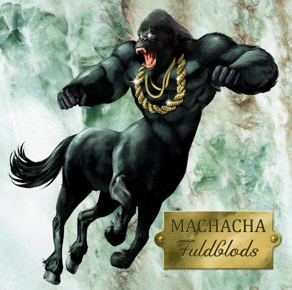 Machacha- Fuldblods (Black And Green Swirl) (Used Vinyl)-BoldPlay