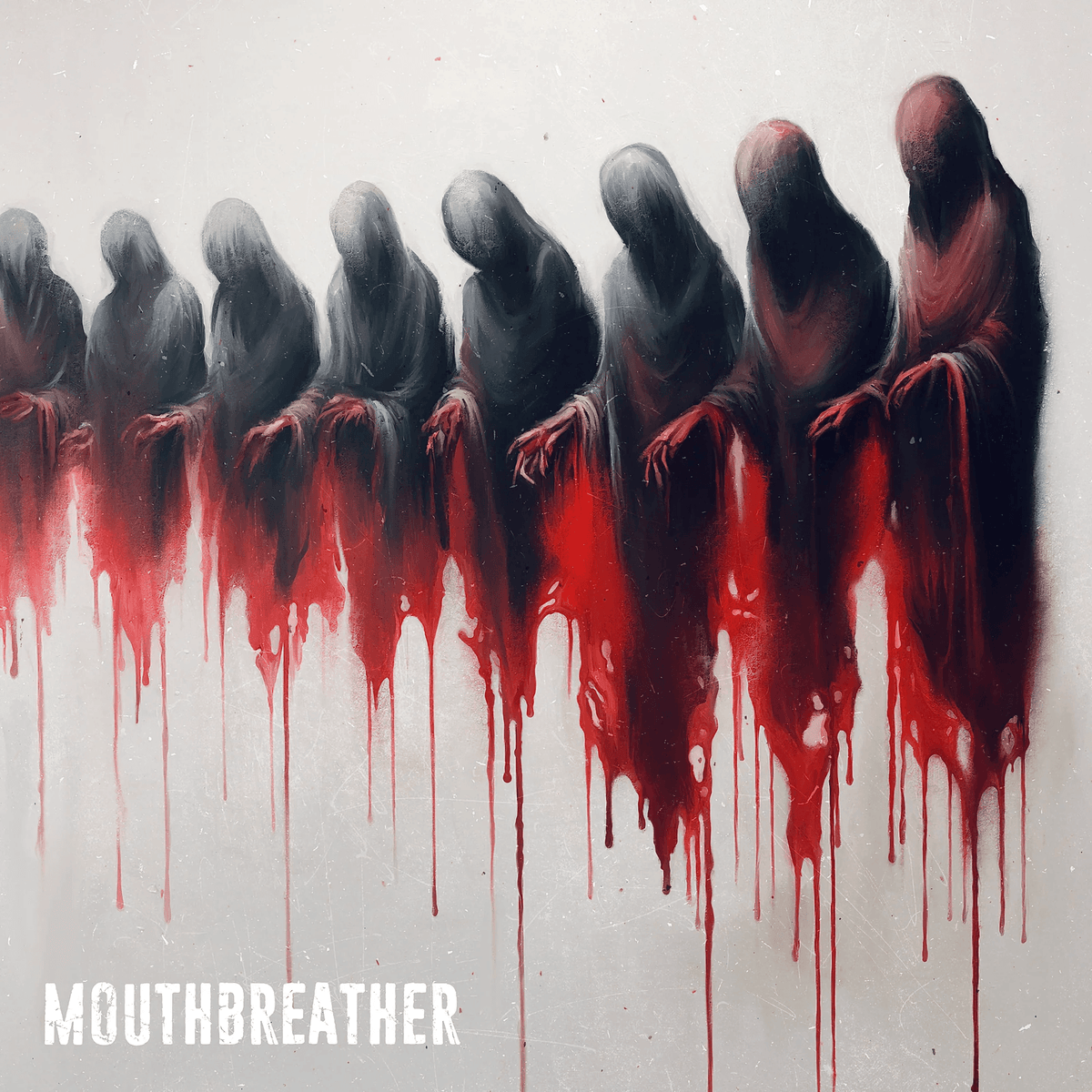 Mouthbreather- Self-Tape (Black/ White/ Red Smash) (Used Vinyl)-BoldPlay