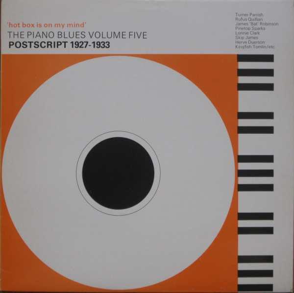 Various- 'Hot Box Is On My Mind' - Postscript 1927-1933 (UK Press) (Used Vinyl)-BoldPlay