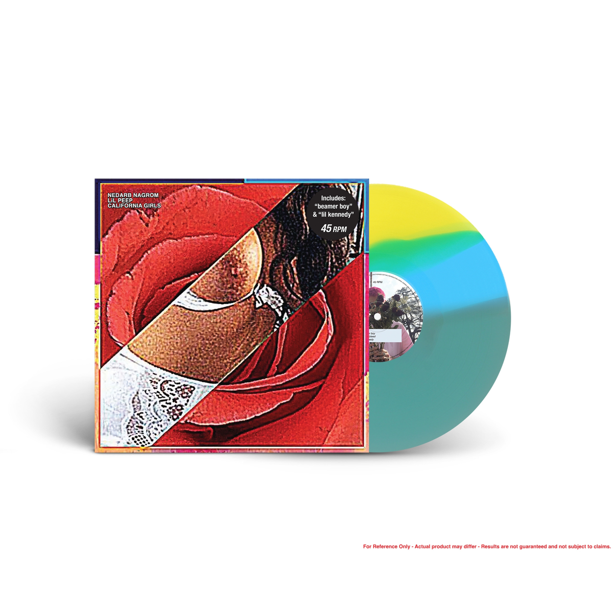 Lil Peep- CALIFORNIA GIRLS (Tri-Color Stripes Vinyl)-BoldPlay