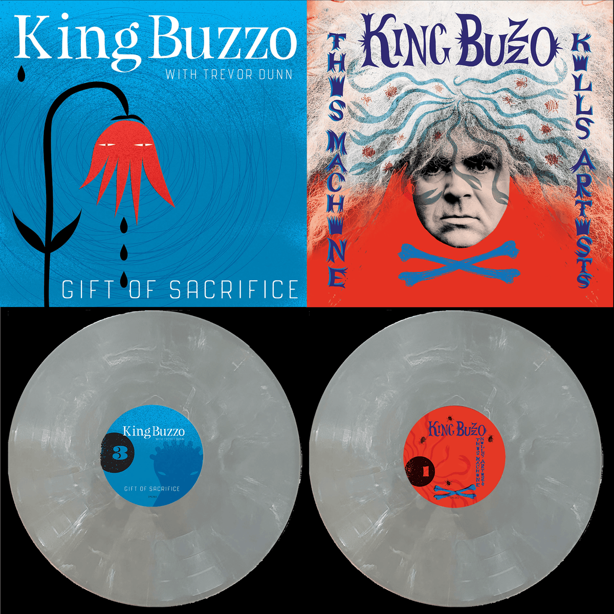 King Buzzo (Melvins)- This Machine Kills Artists & Gift Of Sacrifice (Indie Exclusive Vinyl)-BoldPlay