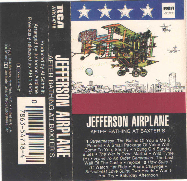 Jefferson Airplane- After Bathing At Baxter's (Used Cassette)-BoldPlay