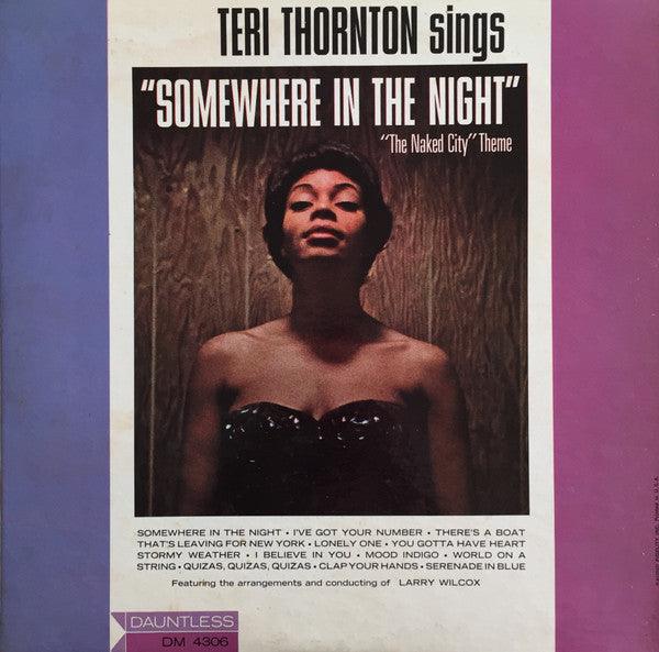 Teri Thornton- Somewhere In The Night (Used Vinyl)-BoldPlay