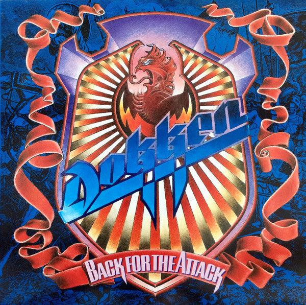 Dokken- Back For The Attack (1987 White Label Promo w/ Hype Sticker)(Light Surface Rashing, Saw Cut) (Used Vinyl)-BoldPlay