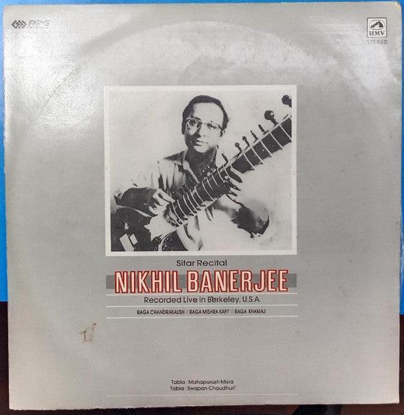 Nikhil Baner Jee- Live At Berkeley: Sitar Recital (Indian Press) (Used Vinyl)-BoldPlay
