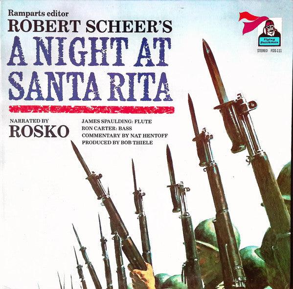 Rosko, Ron Carter, James Spaulding- Robert Scheer's A Night At Santa Rita (Promo) (Used Vinyl)-BoldPlay